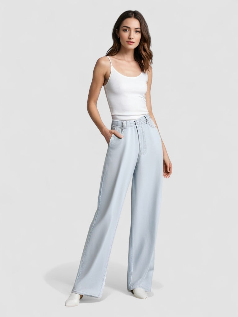 Eastwood and Bloom™ | Flared Jeans Blue Glacier
