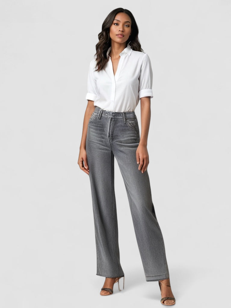 Eastwood and Bloom™ | Gray Flared Jeans
