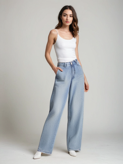 Eastwood and Bloom™ | Jean Patchwork Destroyed