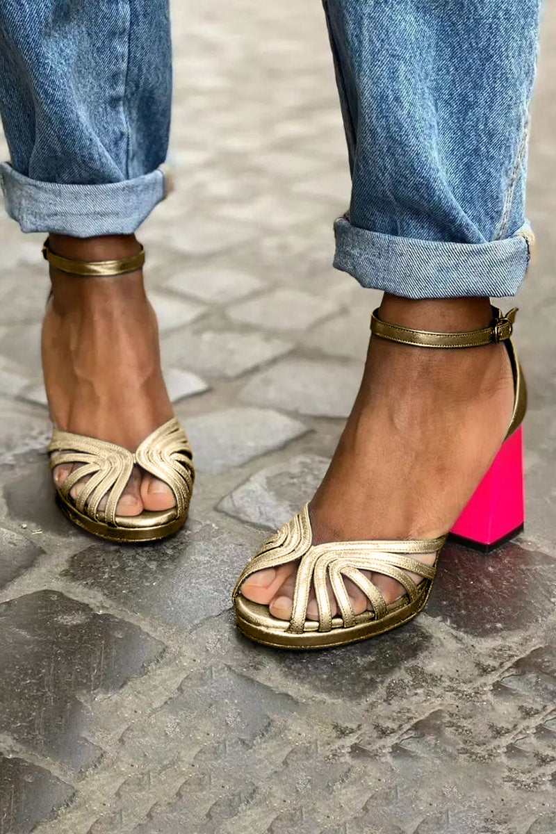 Eastwood and Bloom™ | Adrielle – Classic Sandals with Ankle Strap