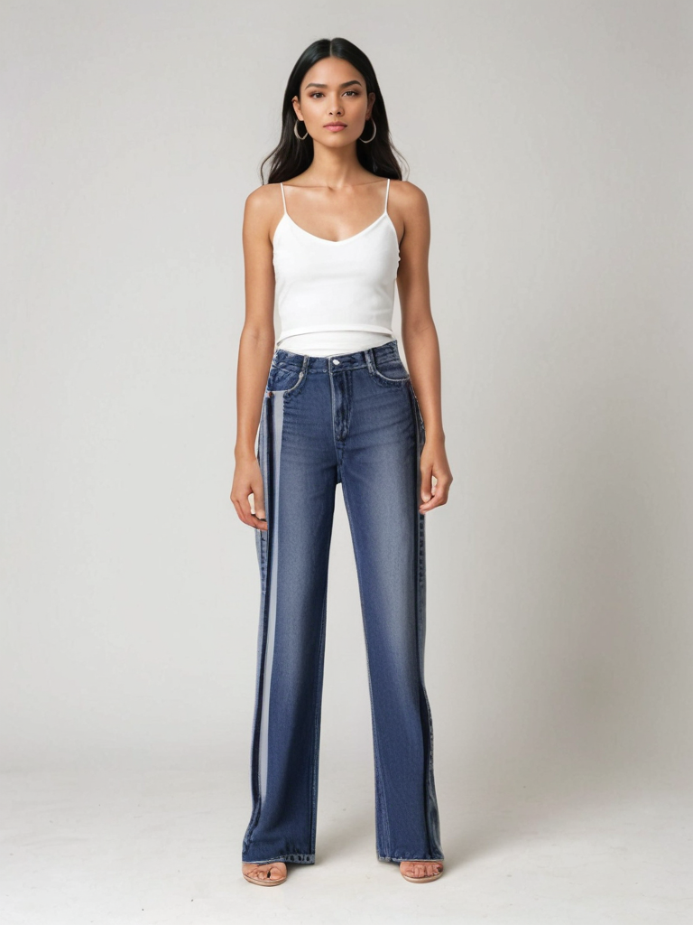 Eastwood and Bloom™ | Jeans with Extended Sides