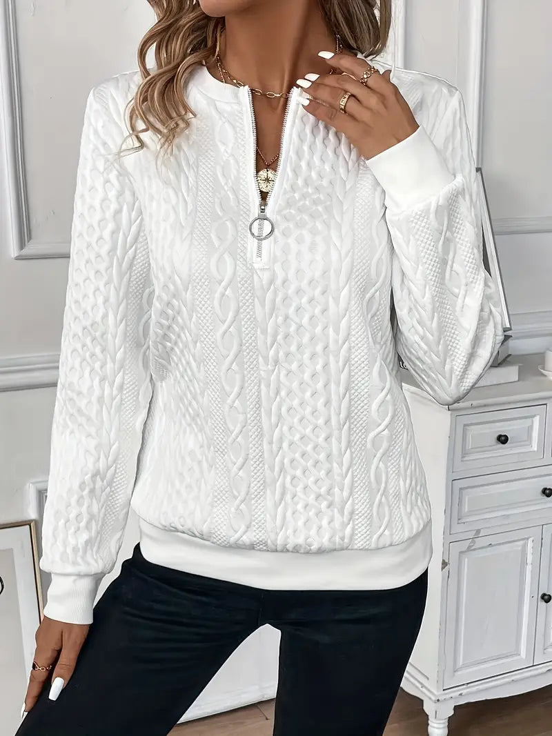 Herald - Elegant Zip Sweater