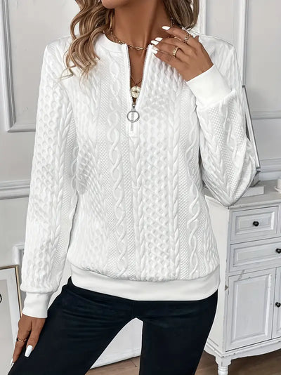 Herald - Elegant Zip Sweater