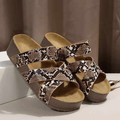 Eastwood and Bloom™ | Abigail – Orthopedic Leather Strap Sandals