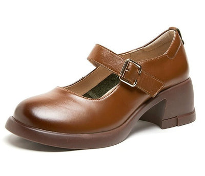 Eastwood and Bloom™ | Agnes Leather Mary Janes