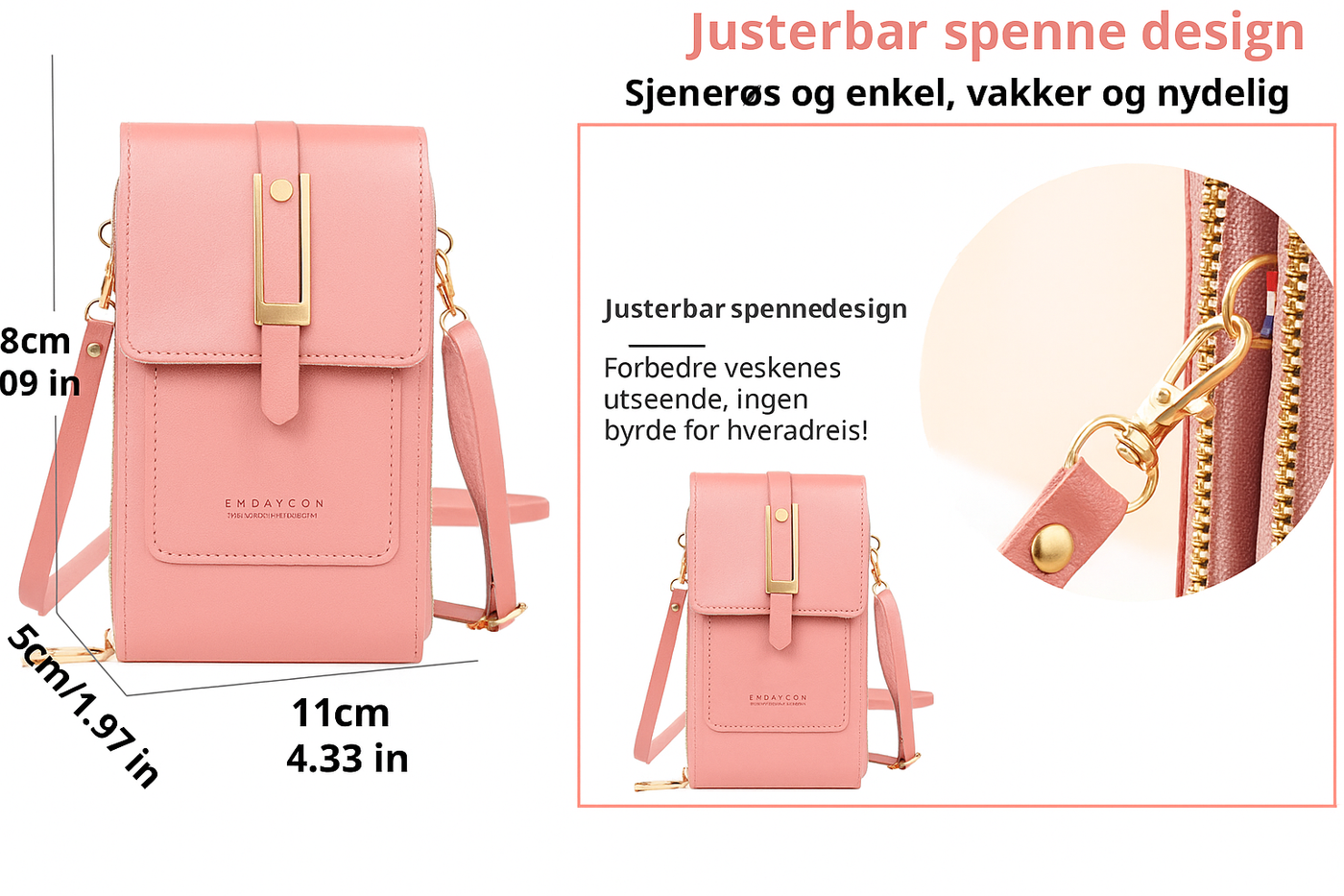 Eastwood and Bloom™ | Crossbody Bag with Mobile Phone