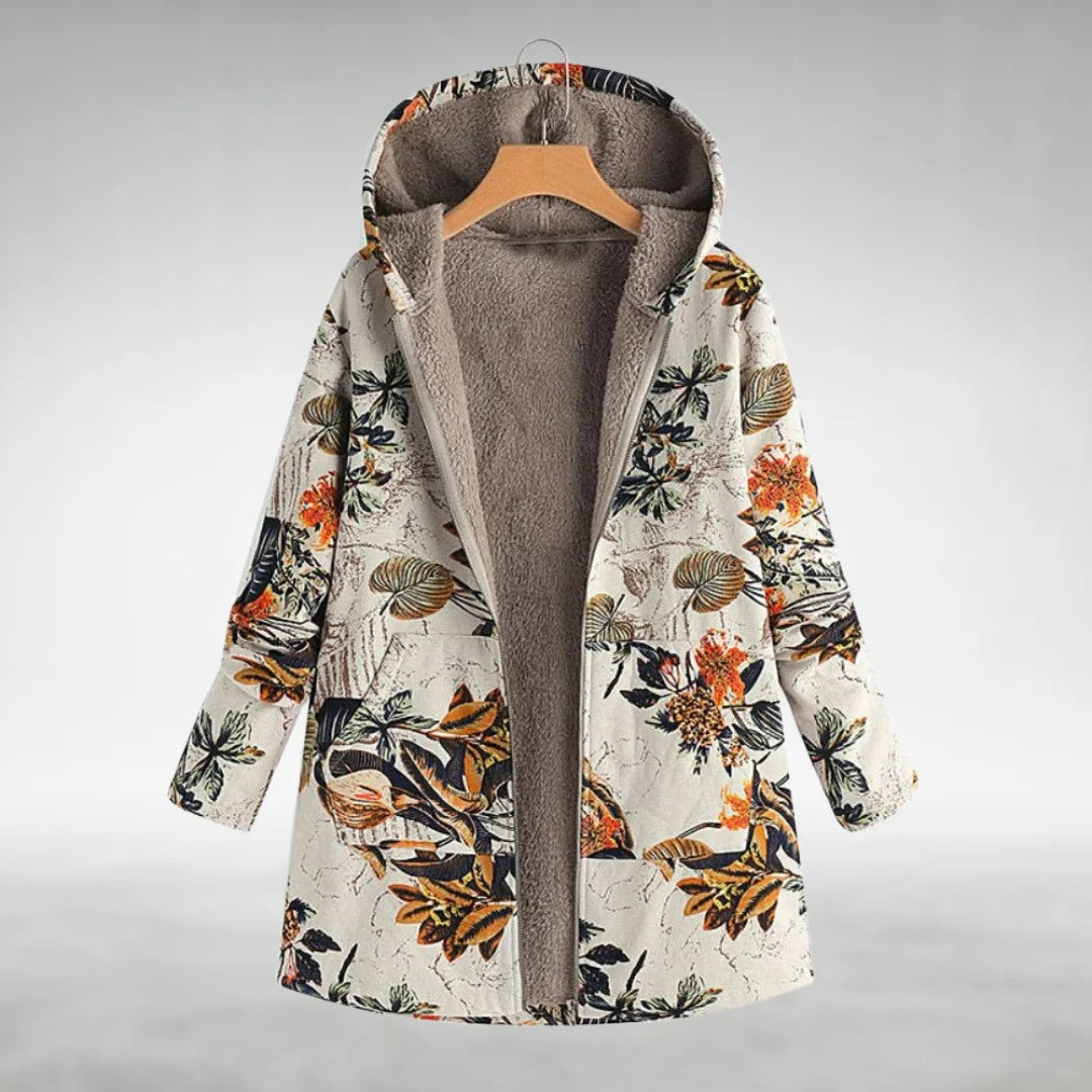 Eastwood and Bloom™ | Fleural Floral Fleece Jacket