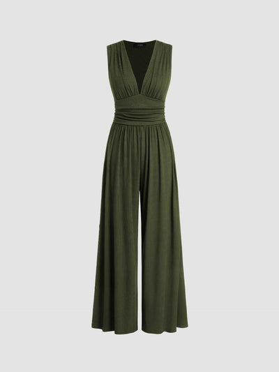 Eastwood and Bloom™ | Charlene – Chic Sleeveless Wide-Leg Jumpsuit