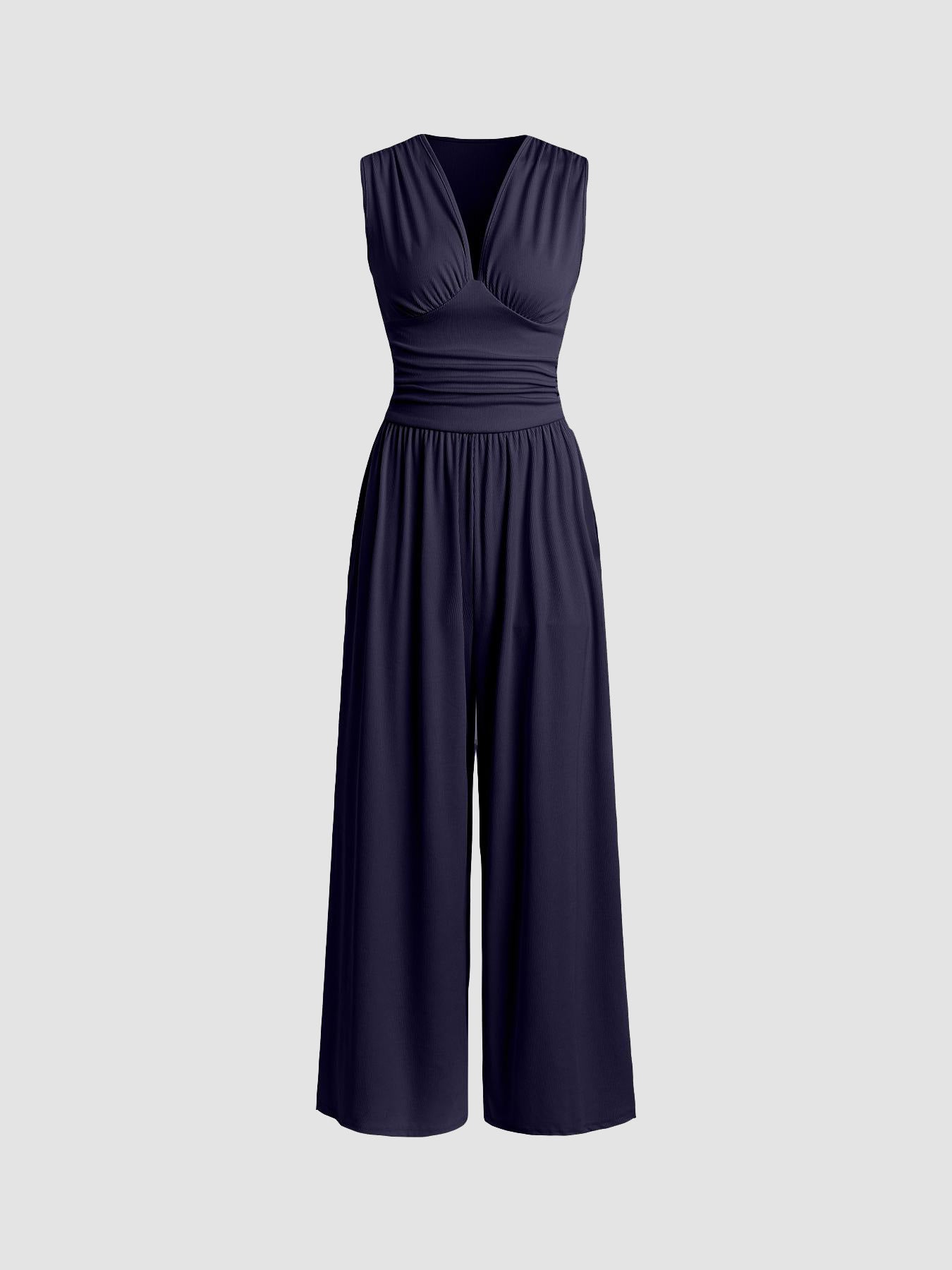 Eastwood and Bloom™ | Charlene – Chic Sleeveless Wide-Leg Jumpsuit