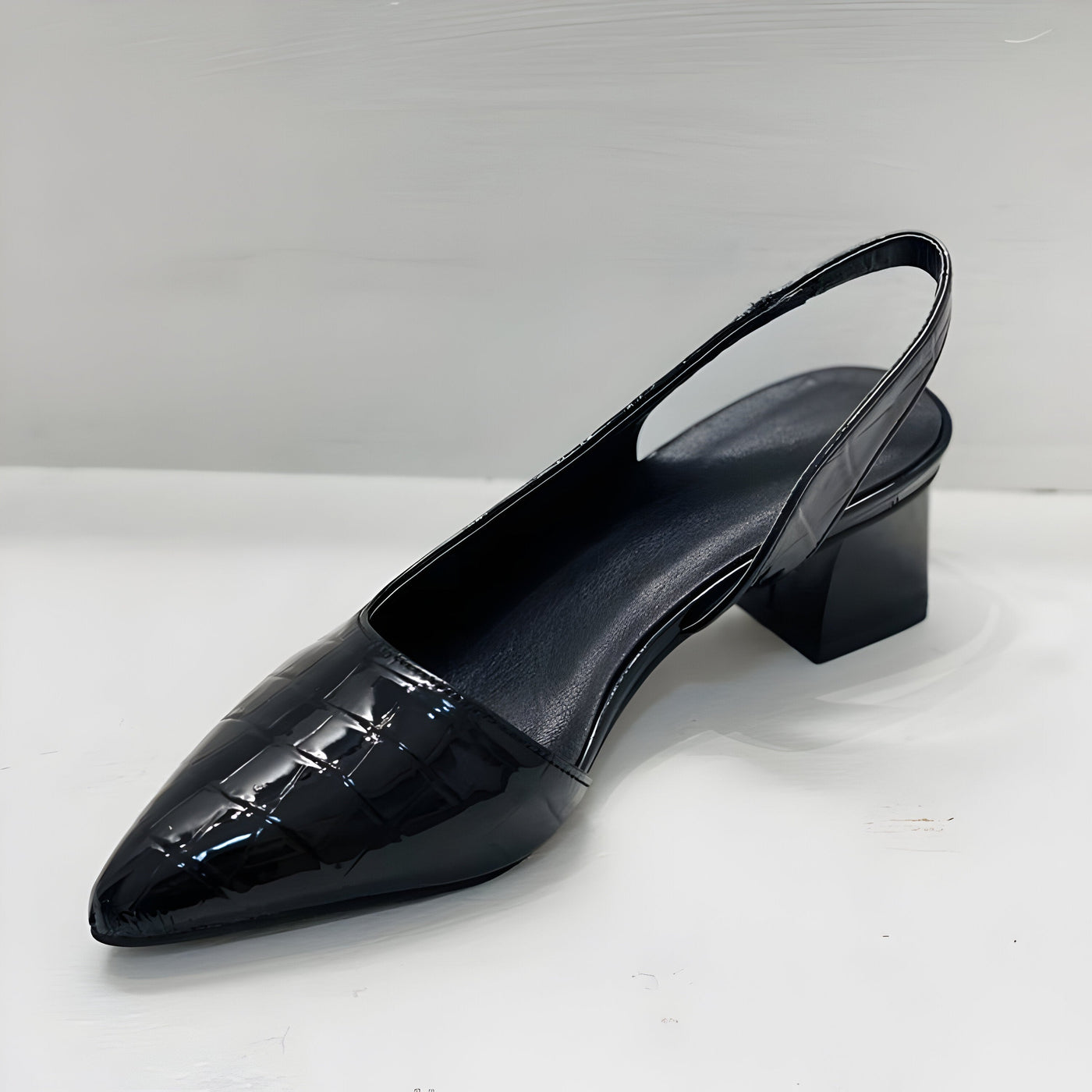 Eastwood and Bloom™ | Elvira - Chic Slingback Shoe with Low Heel