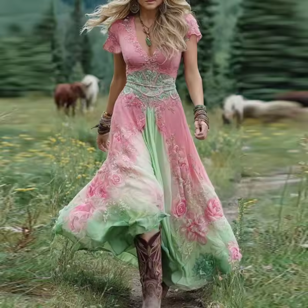 Eastwood and Bloom™ | Morwenna – Flowing Garden Dress