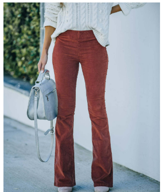 Eastwood and Bloom™ | Sylvette – Tailored Corduroy Pants