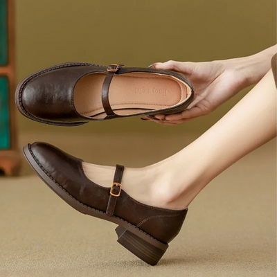 Eastwood and Bloom™ | Classic Comfort Mary Janes Made Of Leather