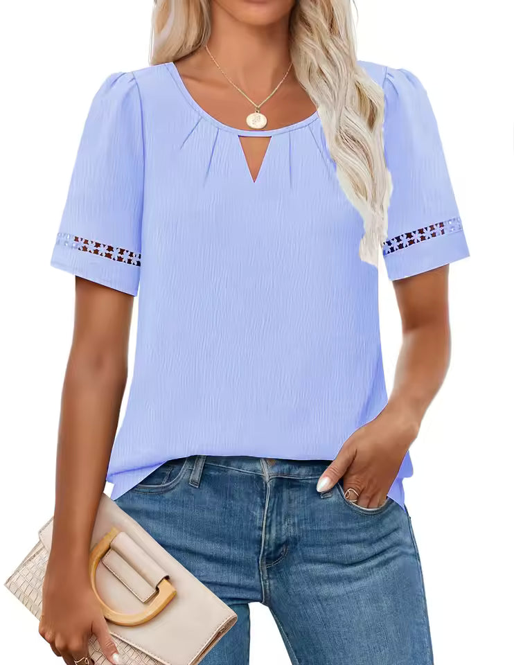 Eastwood and Bloom™ | Ylva – Airy top with lace details
