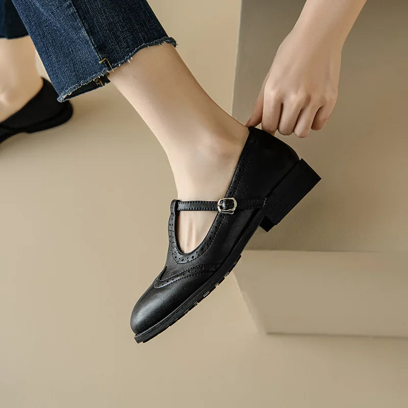 Eastwood and Bloom™ | Elegant T-Strap Mary Janes