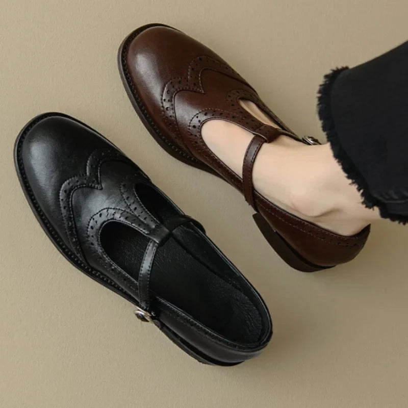 Eastwood and Bloom™ | Elegant T-Strap Mary Janes