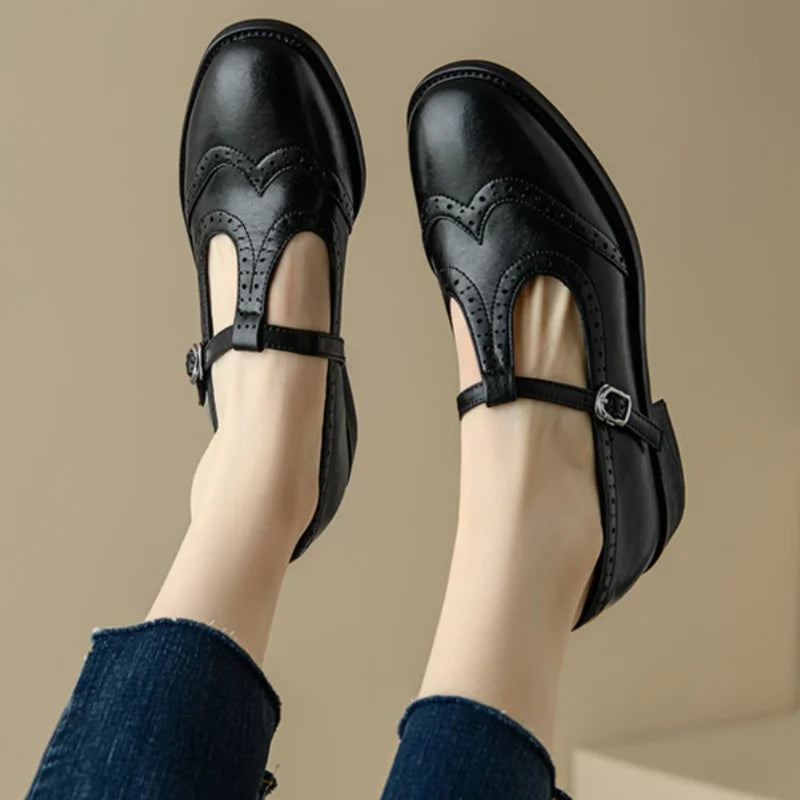 Eastwood and Bloom™ | Elegant T-Strap Mary Janes