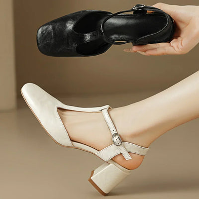 Eastwood and Bloom™ | Beatrica Leather Mary Janes