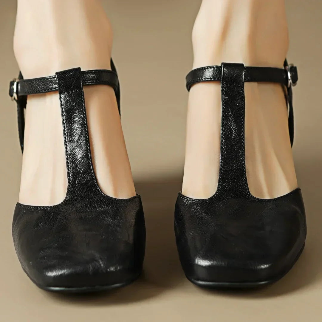 Eastwood and Bloom™ | Beatrica Leather Mary Janes