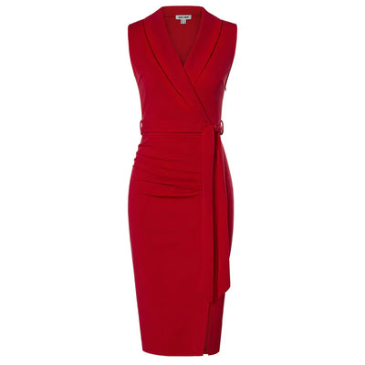 Eastwood and Bloom™ | Elegant wrap dress with tie belt