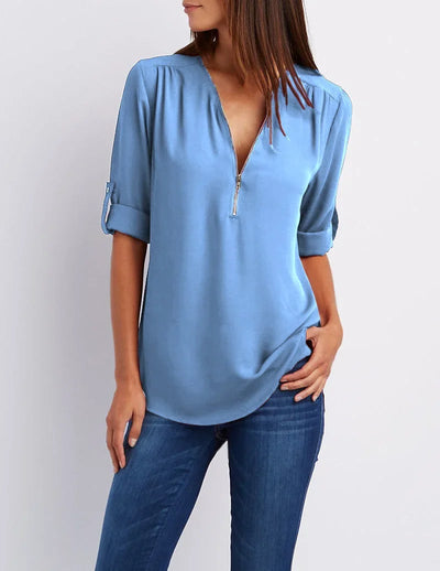 Eastwood and Bloom™ | Ronja – Elegant top with zipper