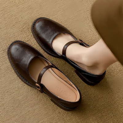 Eastwood and Bloom™ | Classic Comfort Mary Janes Made Of Leather