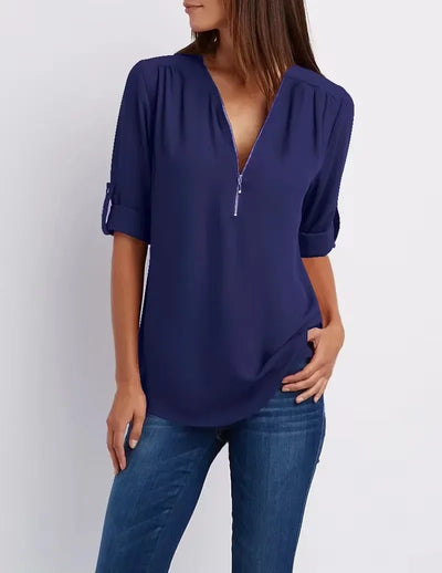 Eastwood and Bloom™ | Ronja – Elegant top with zipper