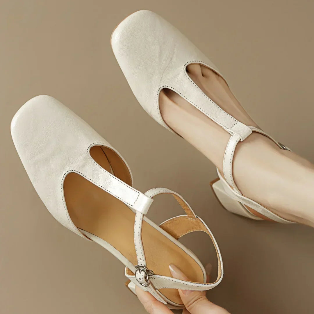 Eastwood and Bloom™ | Beatrica Leather Mary Janes