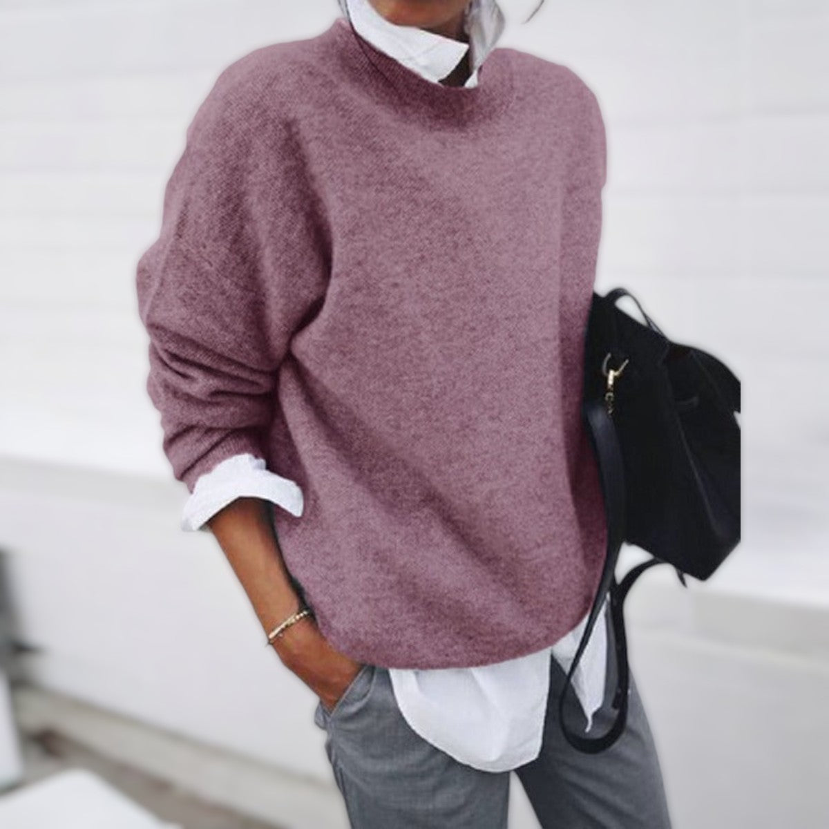 Eastwood and Bloom™ | Marlowe – Relaxed knit pullover