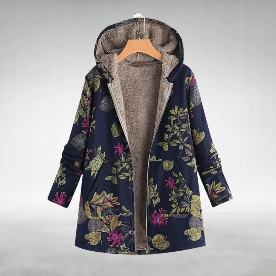 Eastwood and Bloom™ | Fleural Floral Fleece Jacket