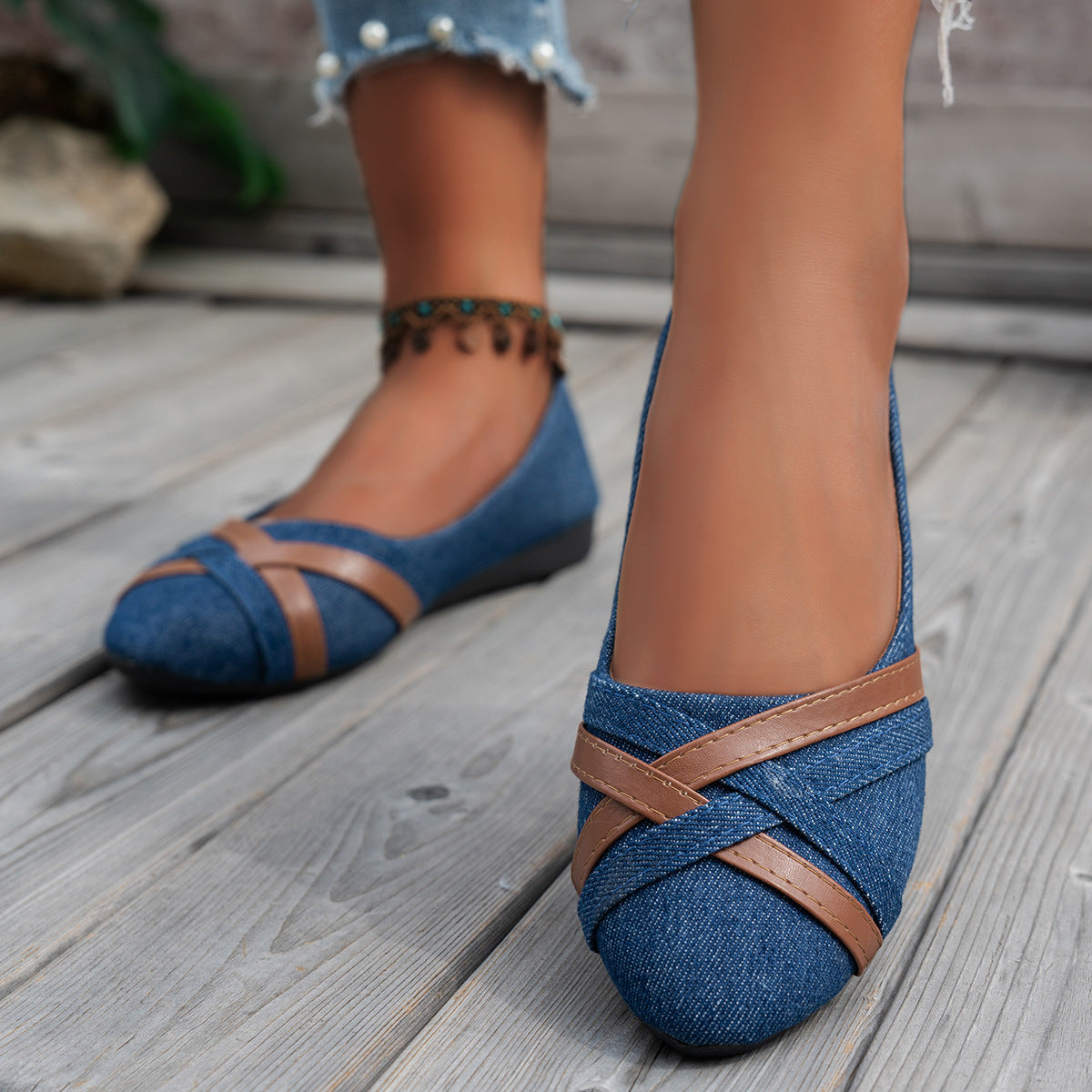 Eastwood and Bloom™ | Aria – Elegant Slip-On Flats