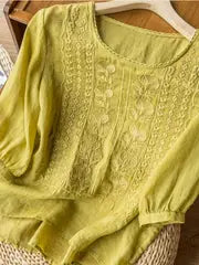 Eastwood and Bloom™ | Dorotea – Airy Blouse in Linen