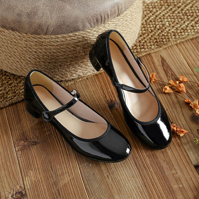 Eastwood and Bloom™ | Livy Leather Mary Janes