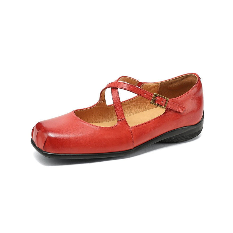 Eastwood and Bloom™ | Edith Leather Mary Janes