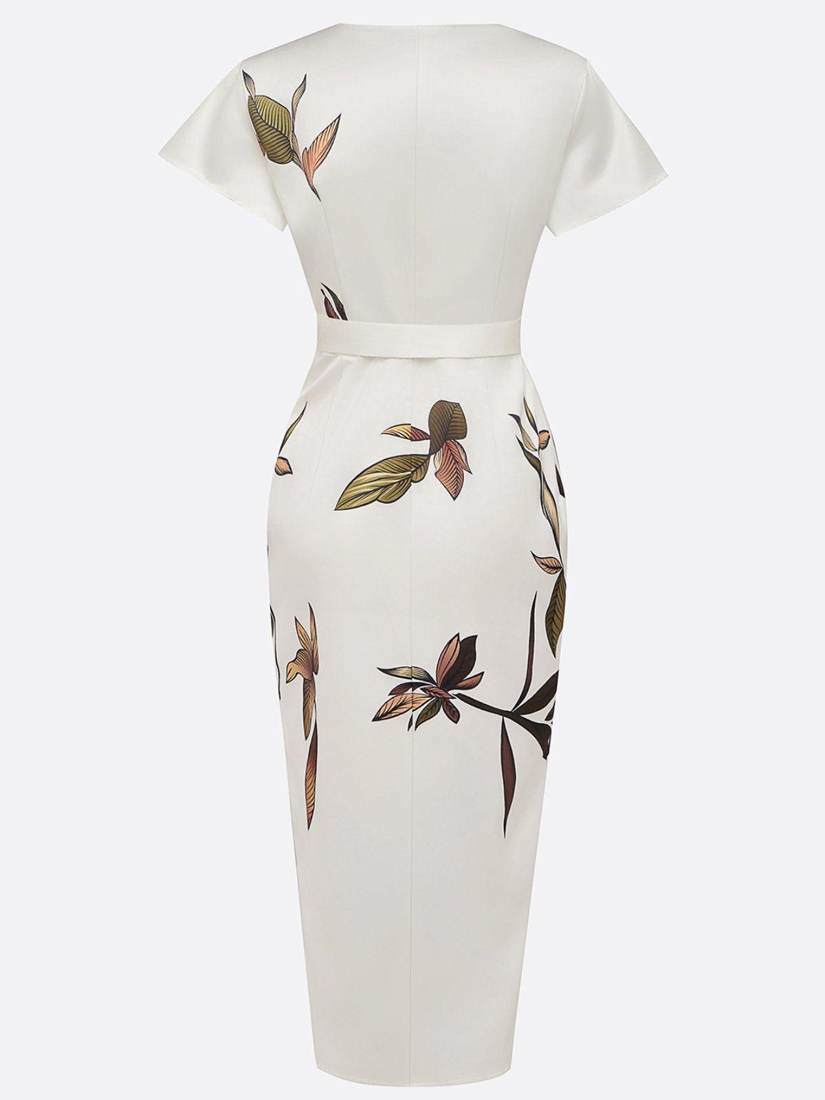 Eastwood and Bloom™ | Nephele – Draped Tie-Waist Dress