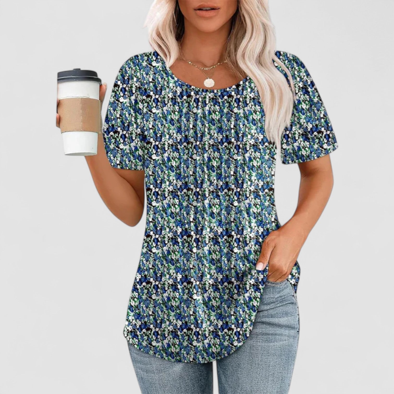 Eastwood and Bloom™ | Linna – Long-sleeved blouse in soft viscose