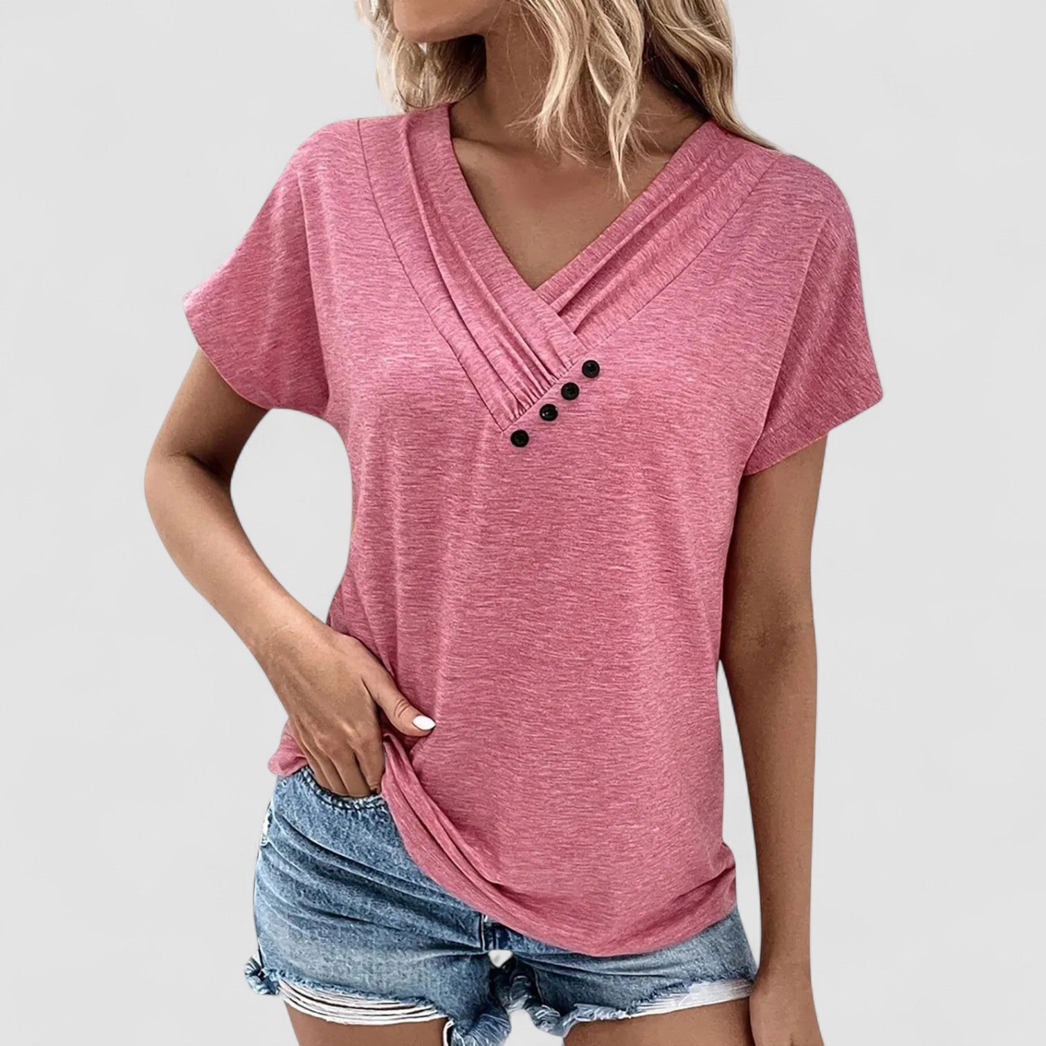Eastwood and Bloom™ | Linnéa – Pleated top with buttons