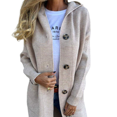 Eastwood and Bloom™ | Liora – Hooded Knit Cardigan