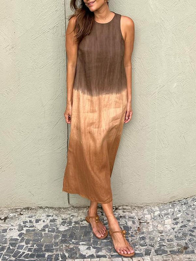 Eastwood and Bloom™ | Aurelia – Sleeveless Gradient Midi Dress