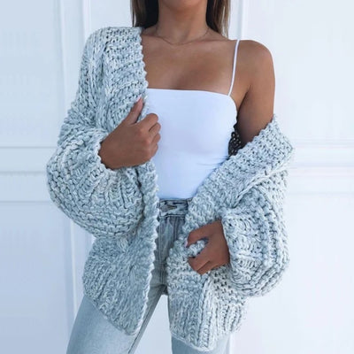 Eastwood and Bloom™  | Eleanor – Chunky Knit Relaxed Cardigan
