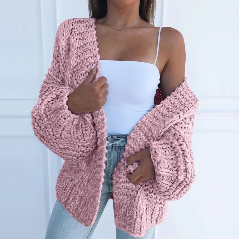 Eastwood and Bloom™  | Eleanor – Chunky Knit Relaxed Cardigan