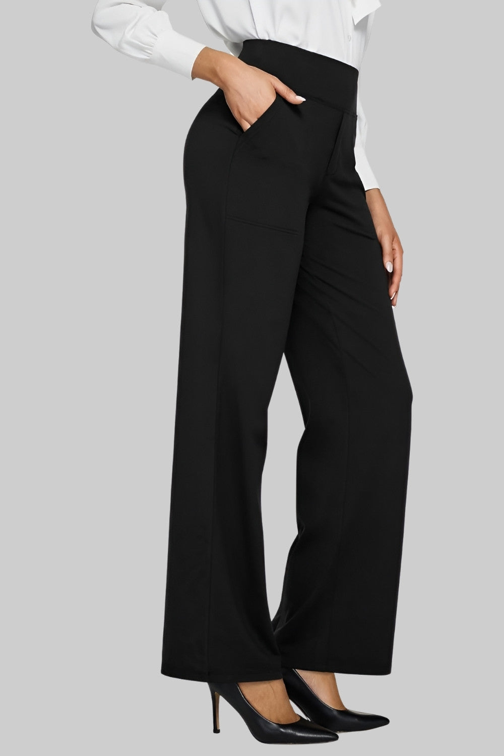 Eastwood and Bloom™ | Eulalie – Relaxed fit wide-leg trousers