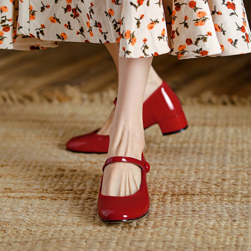 Eastwood and Bloom™ | Livy Leather Mary Janes