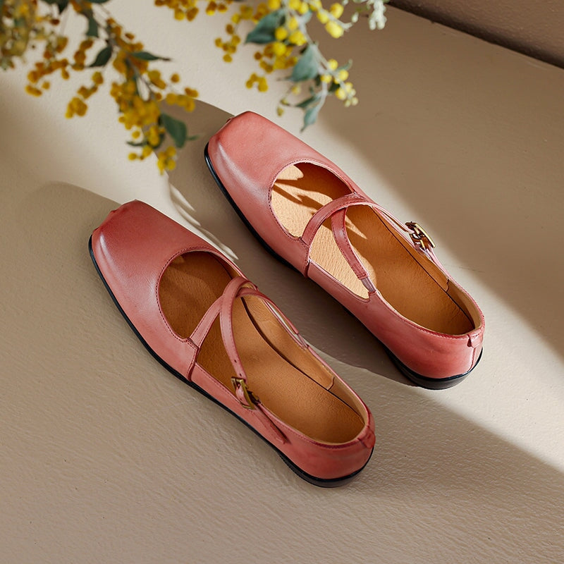 Eastwood and Bloom™ | Edith Leather Mary Janes