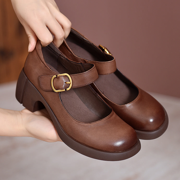 Eastwood and Bloom™ | Agnes Leather Mary Janes