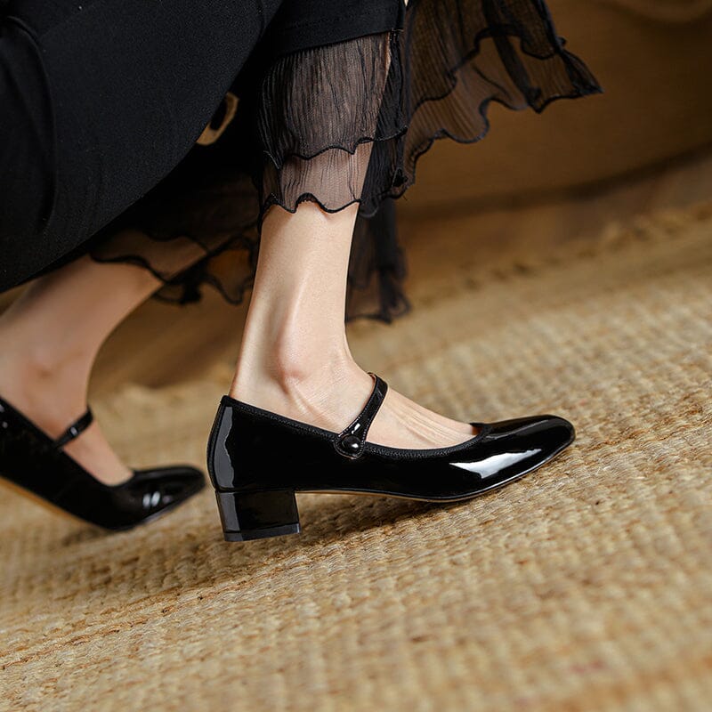 Eastwood and Bloom™ | Livy Leather Mary Janes