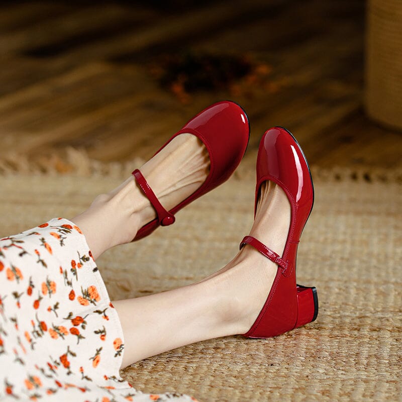 Eastwood and Bloom™ | Livy Leather Mary Janes