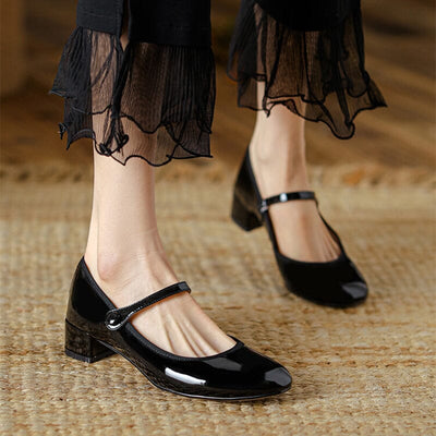Eastwood and Bloom™ | Livy Leather Mary Janes