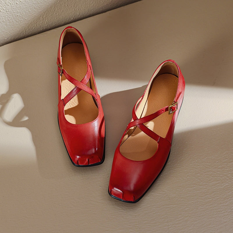 Eastwood and Bloom™ | Edith Leather Mary Janes