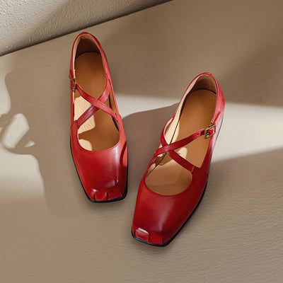 Eastwood and Bloom™ | Edith Leather Mary Janes